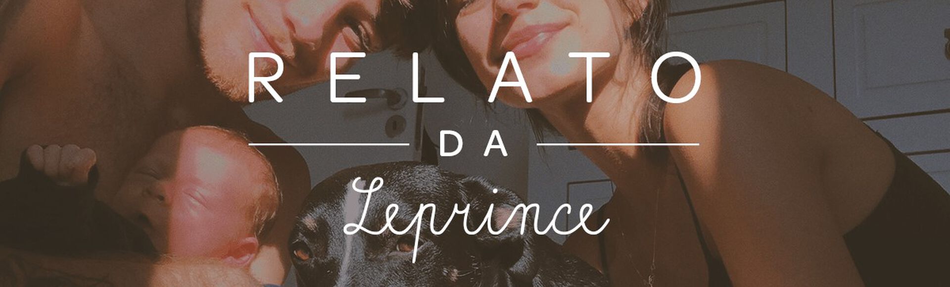 Mamãe Leprince, bebê recém-nascido, Caetano e papai