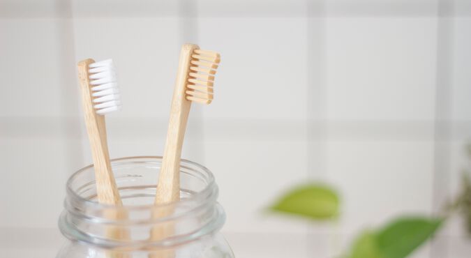 escovas de dentes infantil de bambú biodegradável
