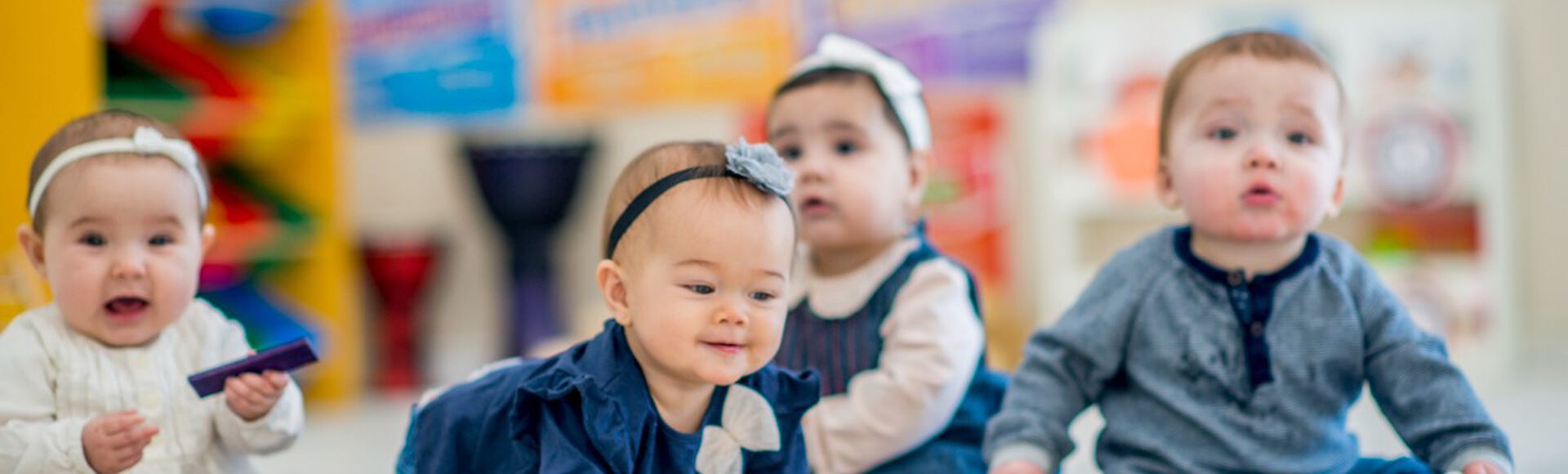 Bebês na creche