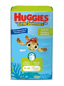 Fralda Huggies Little Swimmers P/M - 11 fraldas