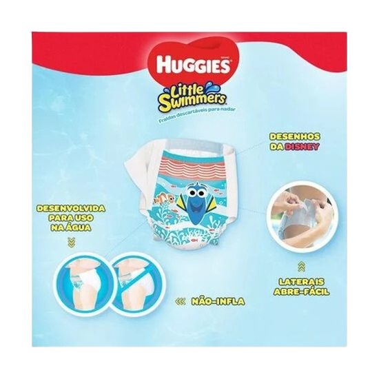 Fralda Huggies Little Swimmers P/M - 11 fraldas