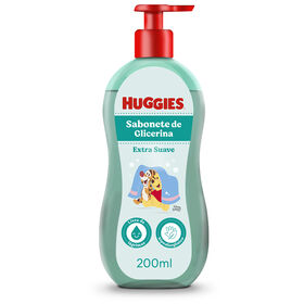 Sabonete Líquido de Glicerina Huggies Extra Suave 200 ml
