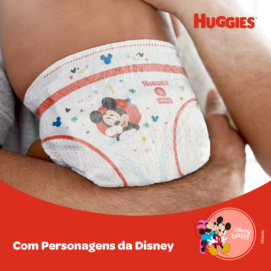 Kit 3 Fraldas Huggies Supreme Care G - 64 fraldas