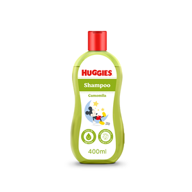 Shampoo Huggies Camomila Seguro para Recém-Nascidos 400 ml