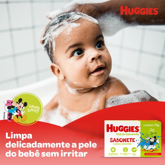 Kit Hora do Banho Huggies Camomila