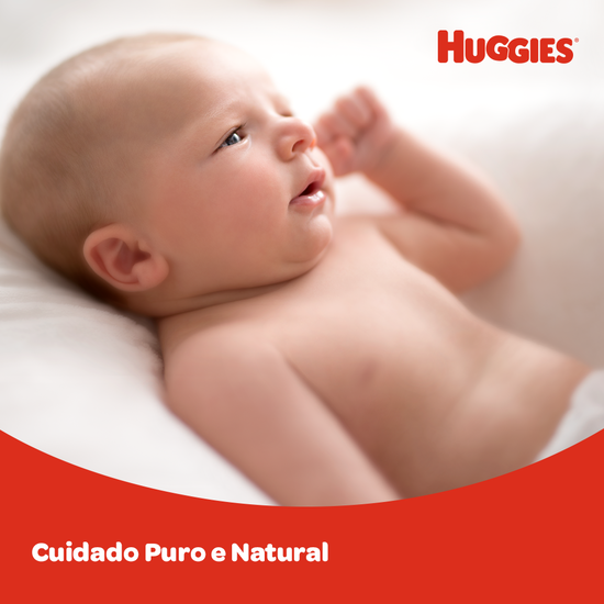 Kit Fraldas Huggies Natural Care RN – 4 pacotes 144 fraldas