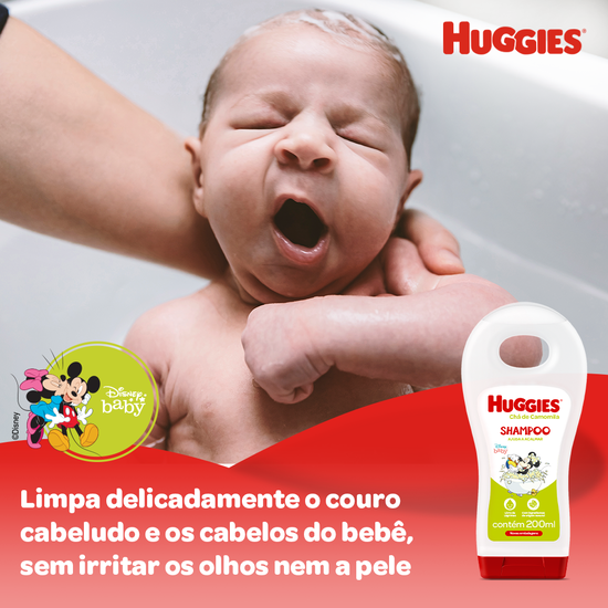 Kit Hora do Banho Huggies Camomila Premium