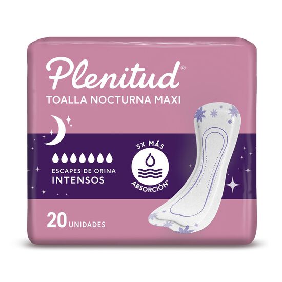Plenitud Toalla Nocturna Femme X 20 Unidades