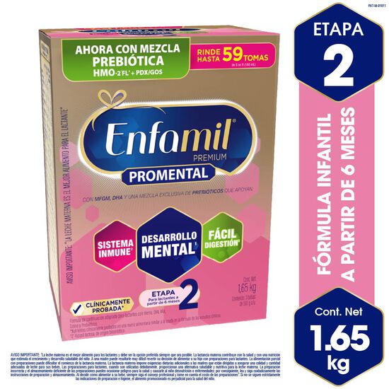 Fórmula Infantil Enfamil Premium Promental Etapa 2, 1650g