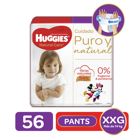 Pants Huggies Natural Care XXG, 56uds