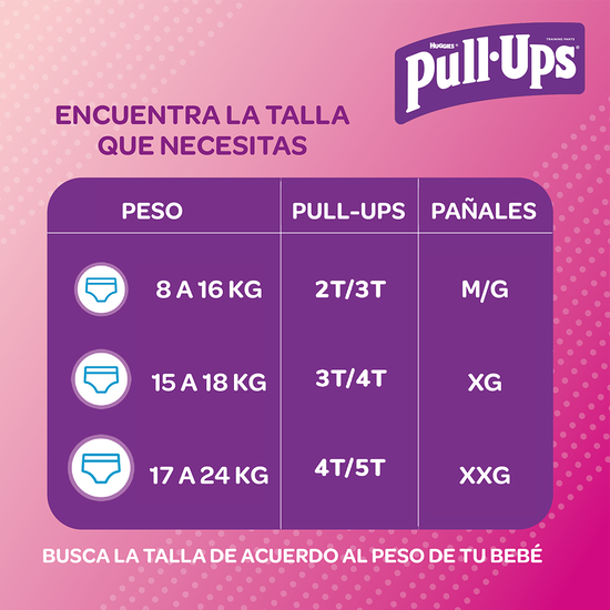 Pants de Entrenamiento Huggies Pull Ups (Tallas 4T/5T)