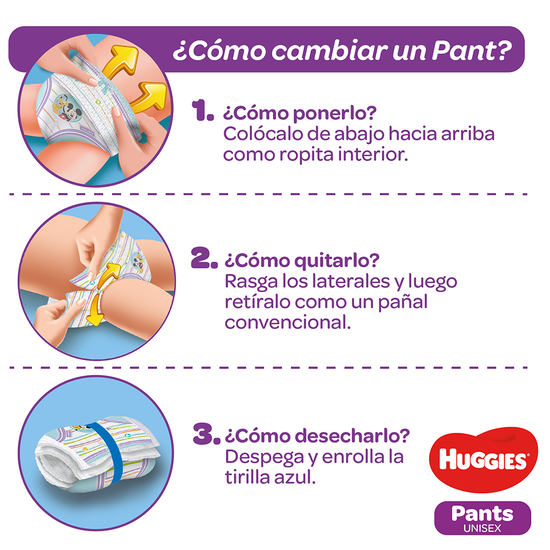Pants Huggies Natural Care G, 70uds