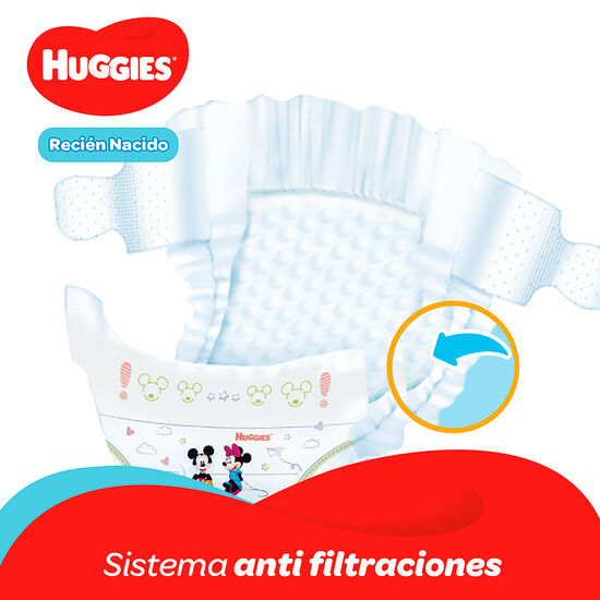 Pañales Huggies Natural Care Recién Nacido (Tallas Prematuro-RN-P)