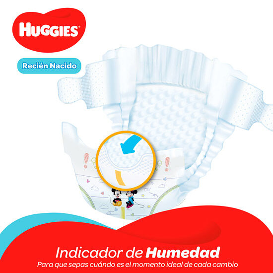 Pañales Huggies Natural Care Recién Nacido (Tallas Prematuro-RN-P)